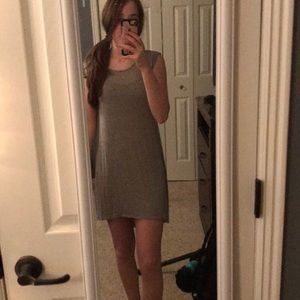 high low grey dress size xs